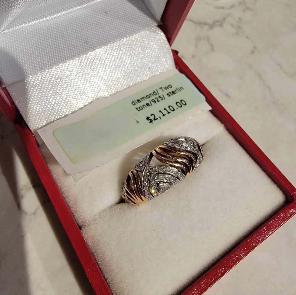 Diamond ring  Size 6.5